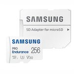 Tarjeta memoria micro sd Samsung 256GB pro endurance clase 10 c - a