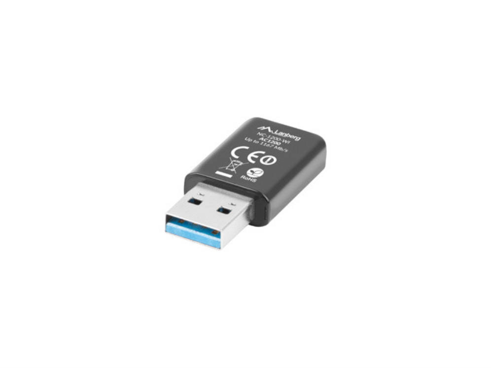 Adaptador red lanberg usb wifi 1200