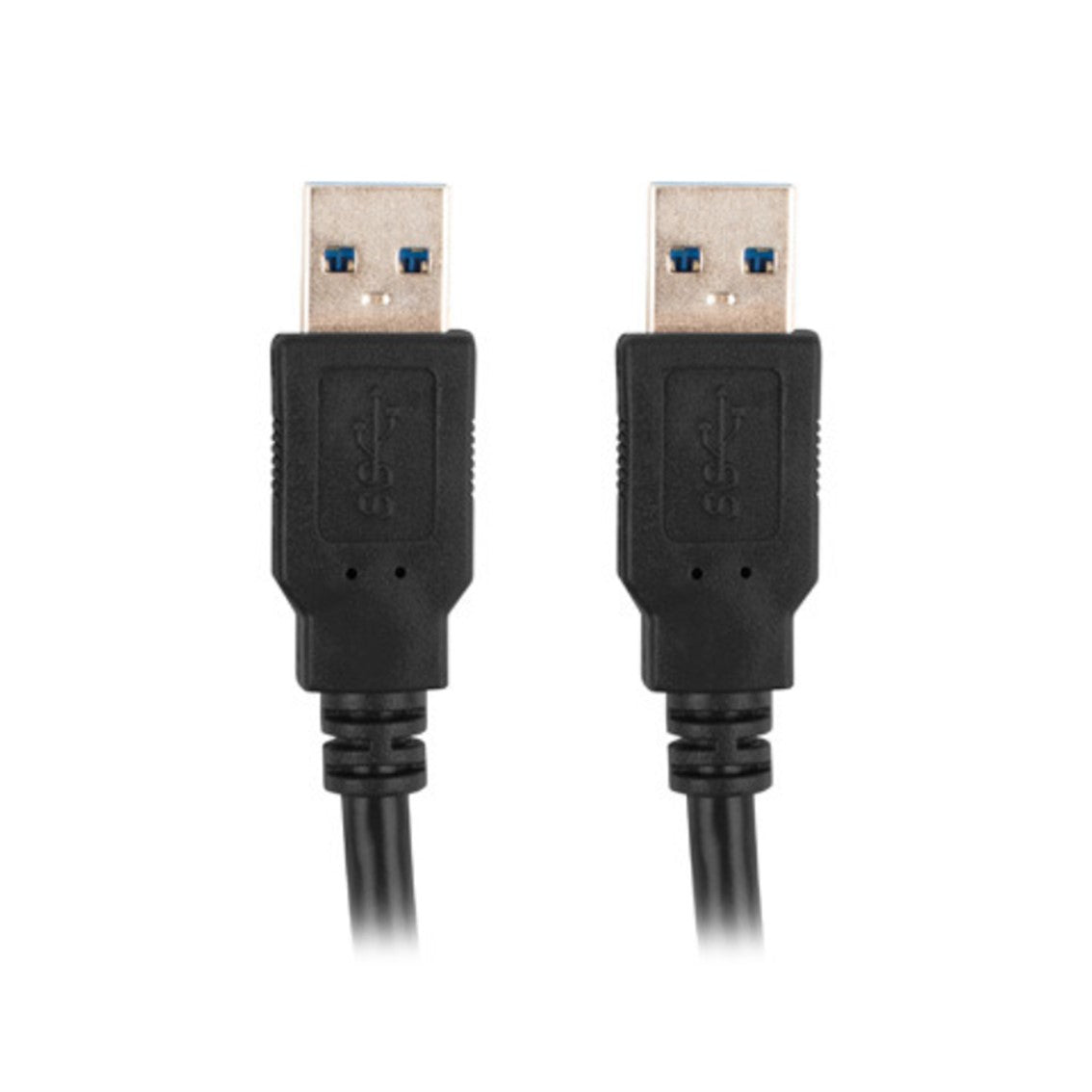Cable USB 3.0 Lanberg · macho macho · Negro