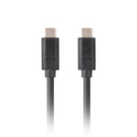 Cable USB tipo c Lanberg 3.1 - macho - macho - 10GB - s - pd 100w - 1m - negro
