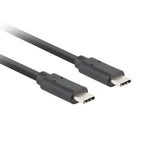 Cable USB tipo c Lanberg 3.1 - macho - macho - 10GB - s - pd 100w - 1m - negro