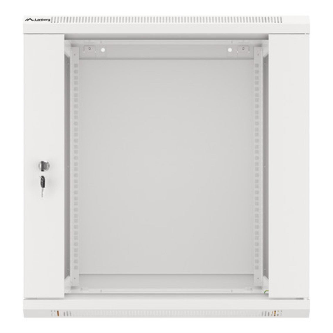 Armario rack Lanberg 12u 600x600x368 auto ensamblado 19 pulgadas hasta 60kg gris