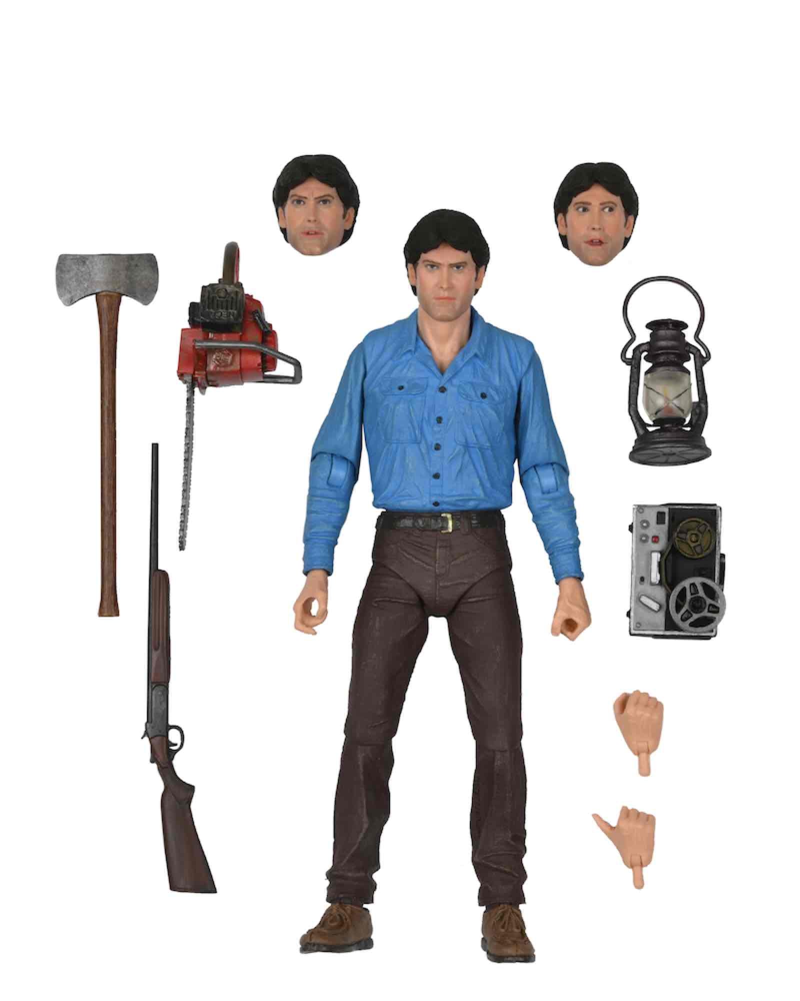 Figura Neca evil dead scale ultimate ash 40 aniversario 18 cm