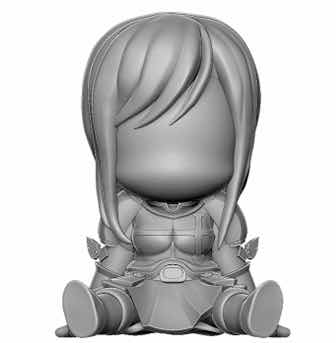Figura hucha Plastoy fairy tail tirelire erza