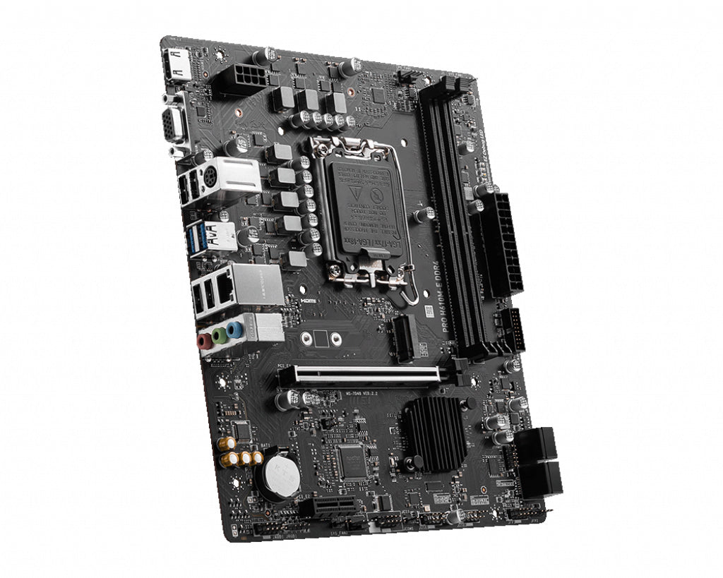 Placa base Msi 1700 pro h610m - e DDR4 ATX · 2x DDR4 · 4x sata3 · 2x USB 3.2 · 4x USB 2.0 911 - 7d48 - 007