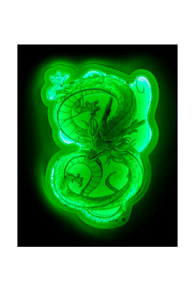 Mural lampara neon teknofun madcow entertainment dragon ball shenron light - up 40 cm