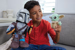 Peluche Mattel star wars clan de dos mandalorian y grogu