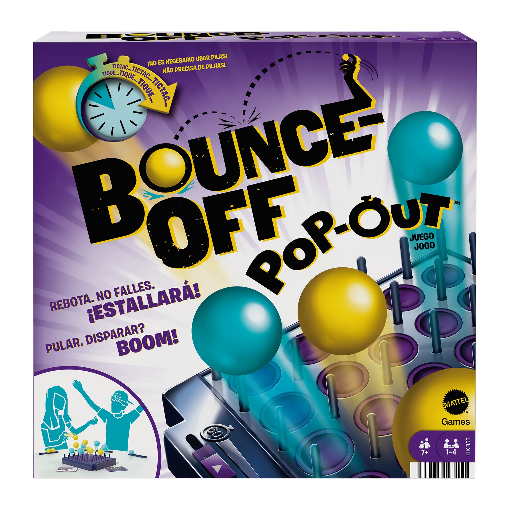 Juego mesa mattel bounce off pop - out!
