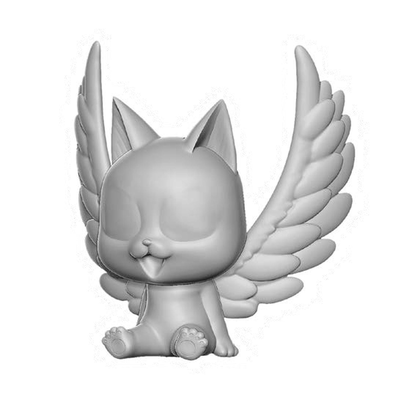 Figura hucha Plastoy fairy tail happy alas desplegadas