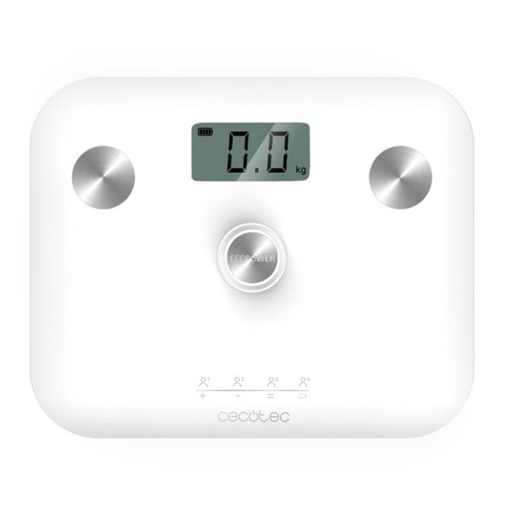 Báscula de baño Cecotec ecopower 10100 full healthy white