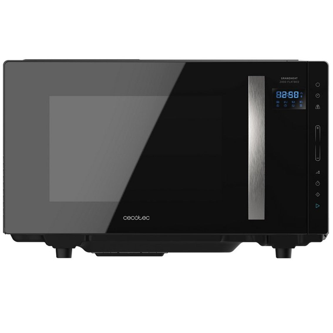 Microondas Cecotec sin plato grandheat 2300 flatbed touch black