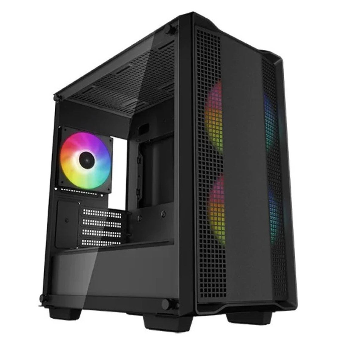 Caja ordenador gaming Deepcool cc360 negro m - ATX 1 x USB 3.0 1 x USB 2.0 3 x 120mm