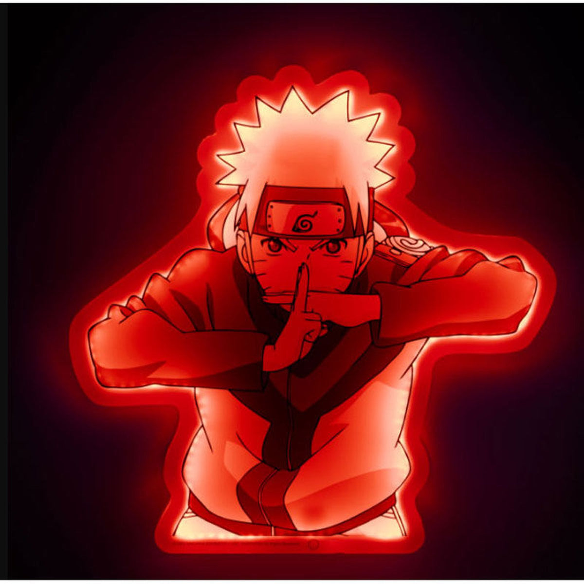Mural lámpara neon teknofun madcow entertainment naruto shippuden 40 cm