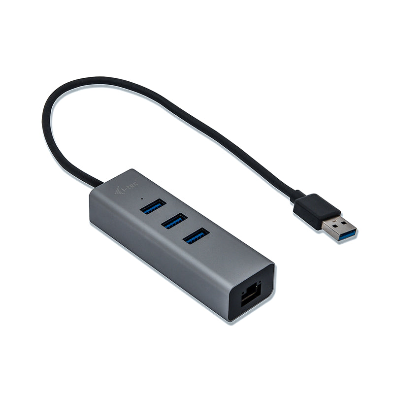 Hub i - tec USB 3.0 con 3 puertos USB 3.0 y ethernet glan rj - 45