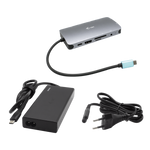 Nano dock i - tec USB - c metal dmi - vga with lan + universal charger 77 w