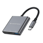 Hub USB tipo c Conceptronic donn18g 1 x HDMI · 1 x USB 3.0 · 1 x USB tipo c · 100w