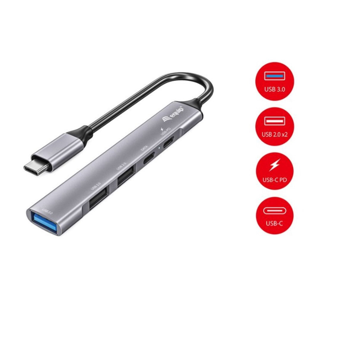 Hub usb tipo c 3.2 Equip