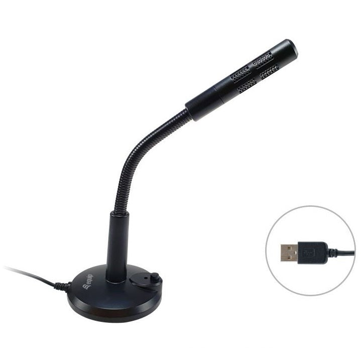 Micrófono sobremesa Equip onmidireccional usb brazo