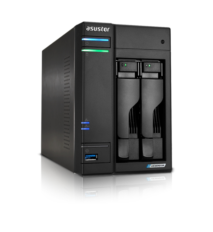 Servidor nas asustor tower 2 bay