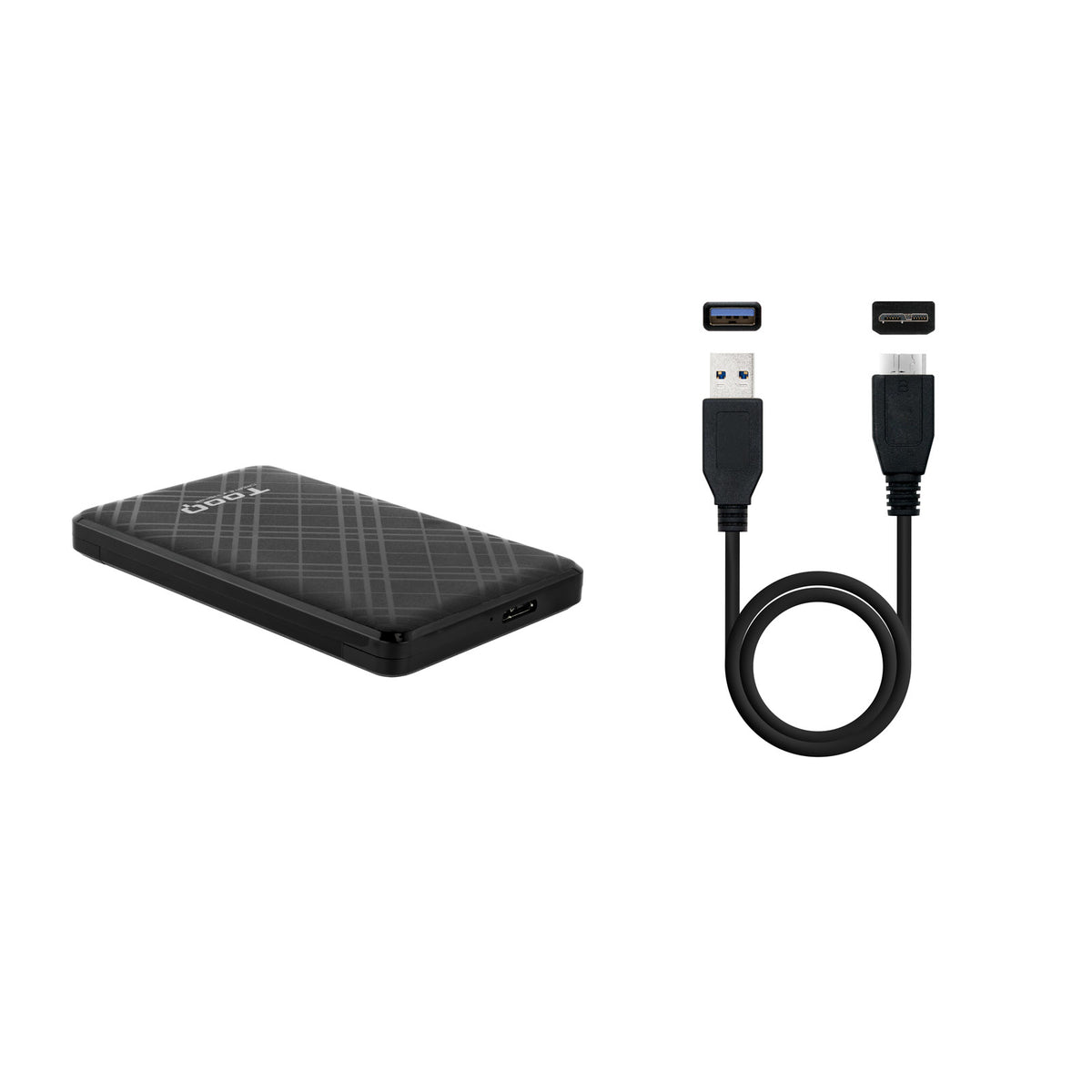 Carcasa disco duro TooQ tqe - 2500b 2.5 pulgadas USB tipo b negra