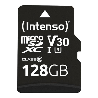 Tarjeta memoria micro sd Intenso 128GB profesional v30 + adaptador sd