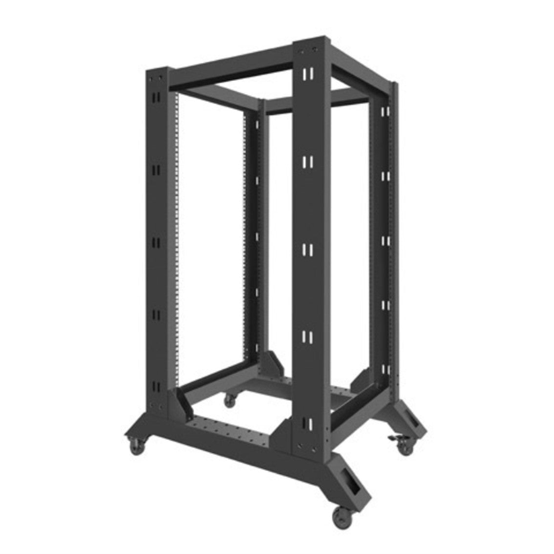 Armario Lanberg abierto rack 19 pulgadas 22u · 600x800 negro