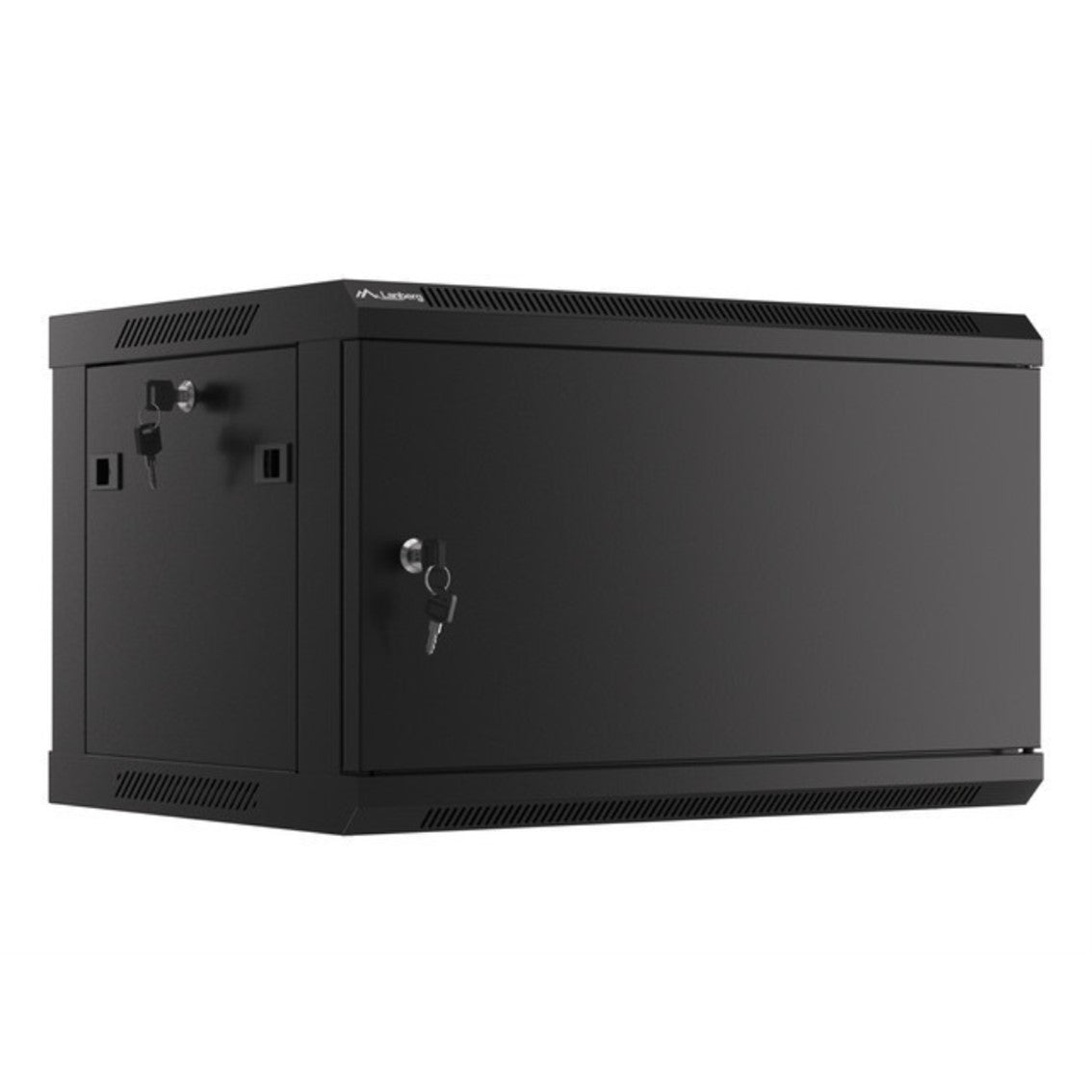Armario Lanberg mural rack 19 pulgadas 6u · 600x450 negro
