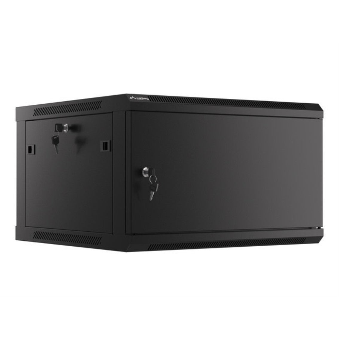 Armario Lanberg mural rack 19 pulgadas 6u · 600x600 negro