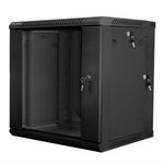 Armario Lanberg mural doble sección rack 19 pulgadas 12u - 600x600 negro