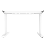 Signa estructura ajustable para escritorio doble motor y 3 segmentos blanca