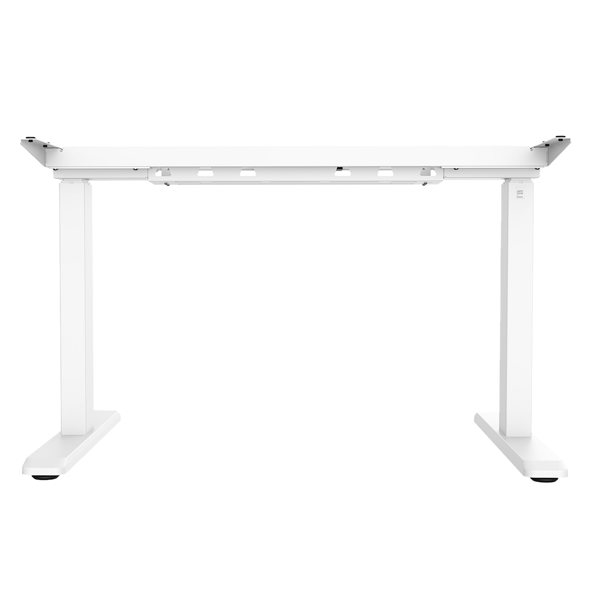 Signa estructura ajustable para escritorio doble motor y 3 segmentos blanca