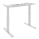 Signa estructura ajustable para escritorio doble motor y 3 segmentos blanca