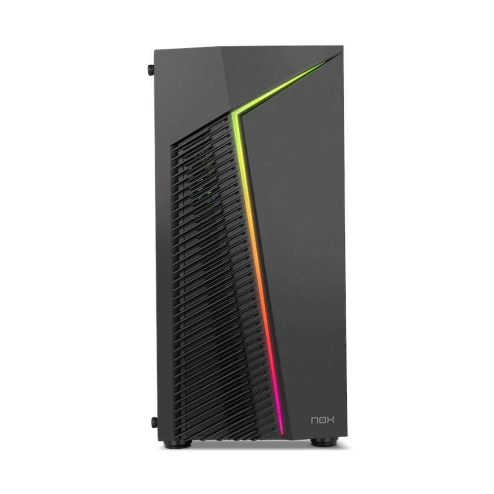 Caja ordenador gaming NOX infinity zeta m - ATX argb cristal templado negro