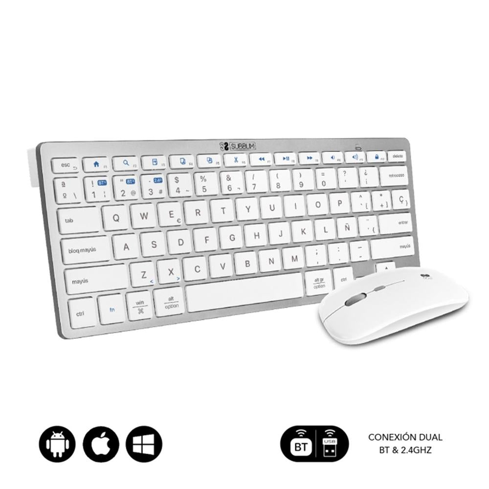 Teclado + ratón Subblim subkbc - oco010 inalámbrico