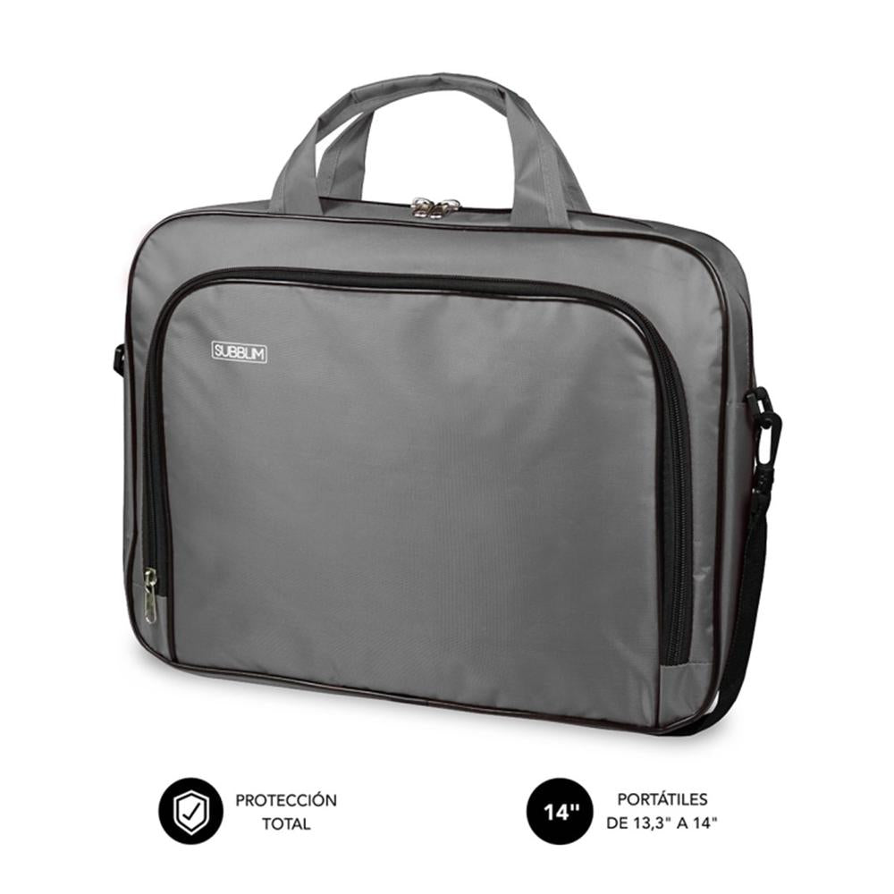 Maletin Subblim oxford para portátil 13.3 pulgadas - 14 pulgadas gris