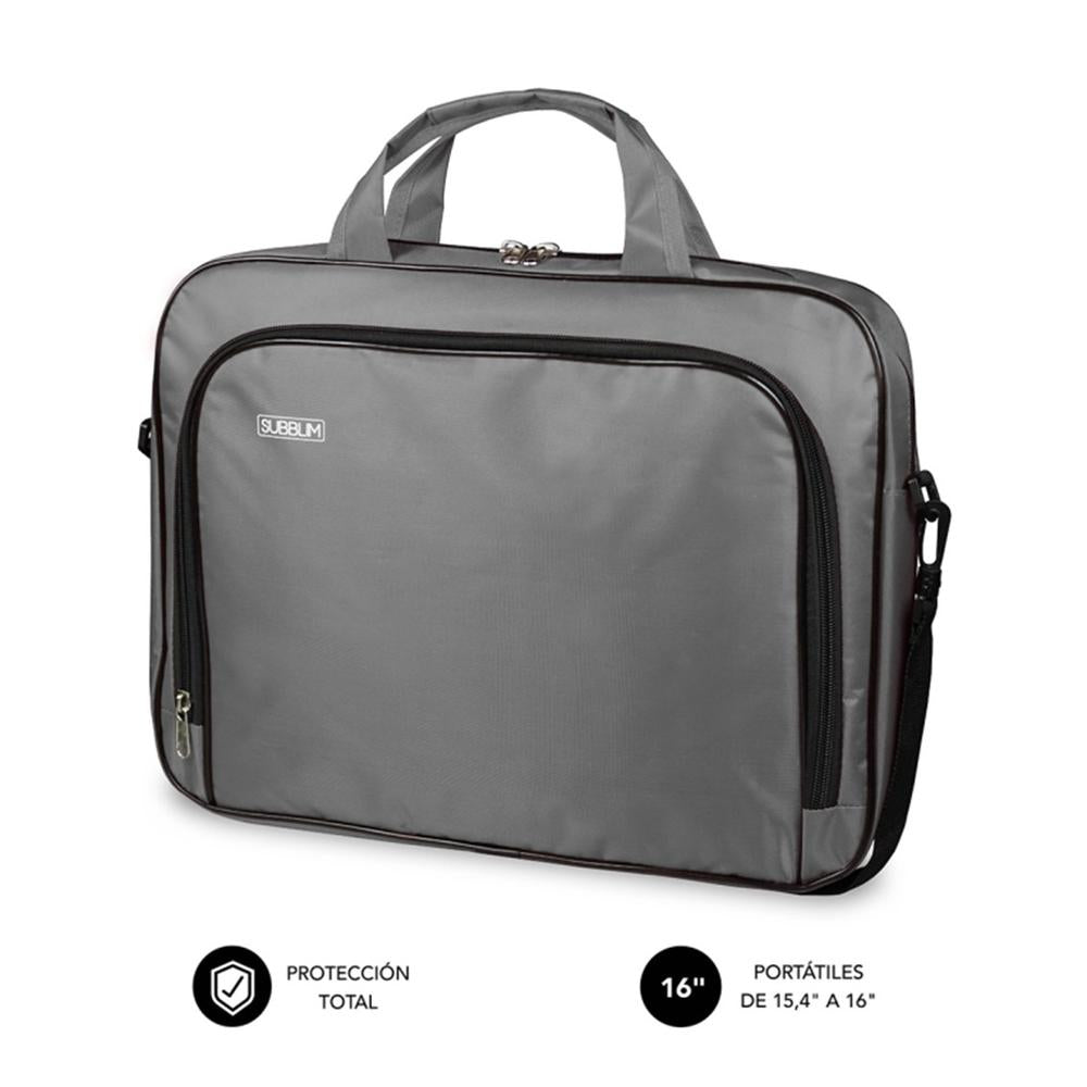 Maletin subblim oxford portatil 15.4 pulgadas - 16 pulgadas gris