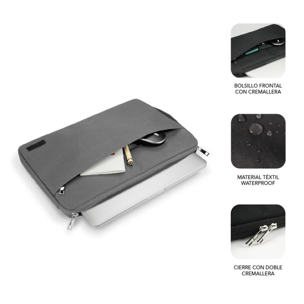 Funda Subblim urban laptop sleeve para portatil 15.6 pulgadas gris