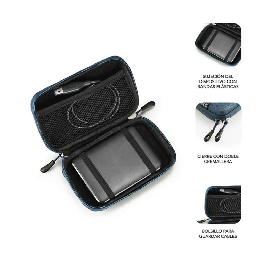 Funda Subblim HDD business case para disco duro 2.5 pulgadas azul oscuro