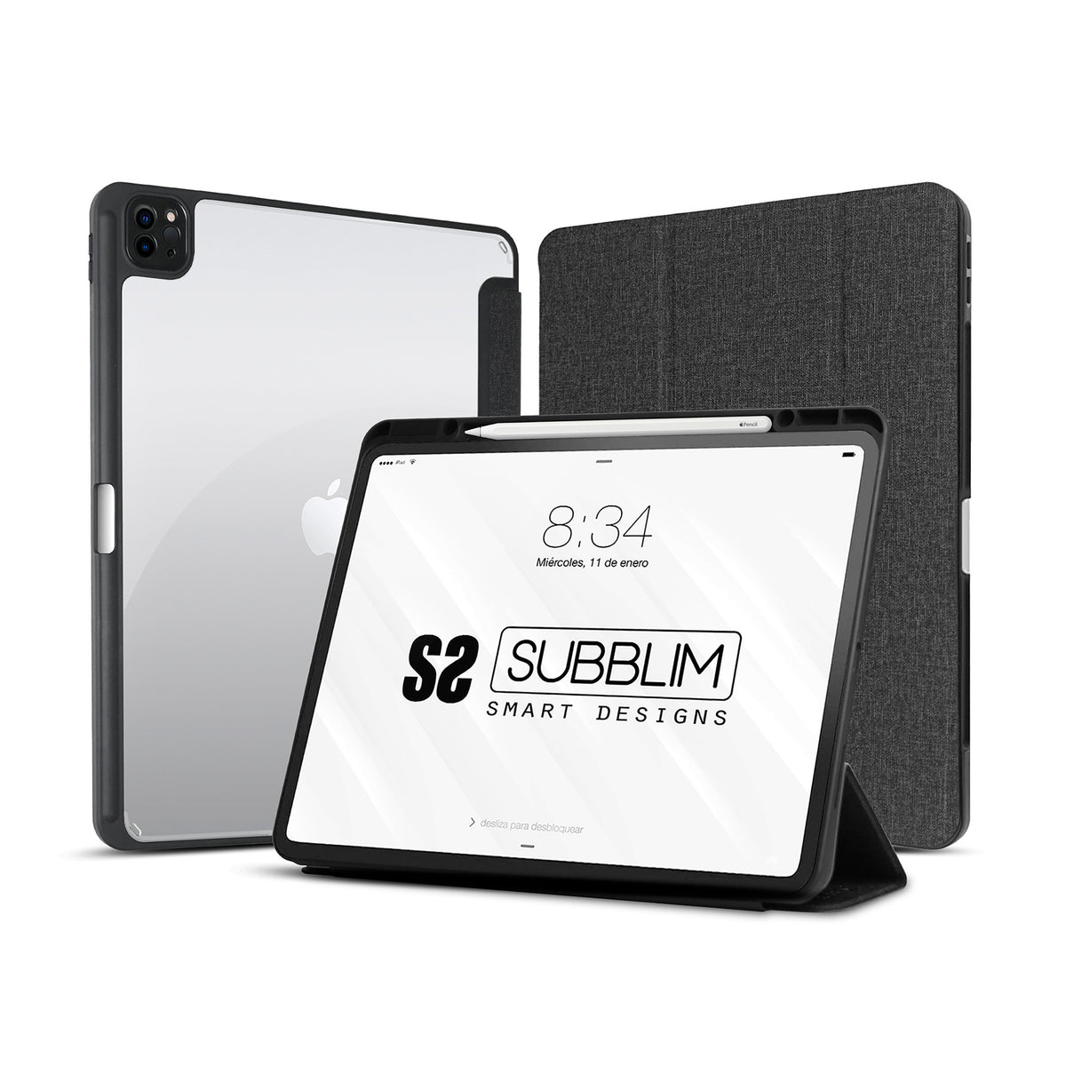 Funda Subblim shock case para apple ipad pro 11 pulgadas negro