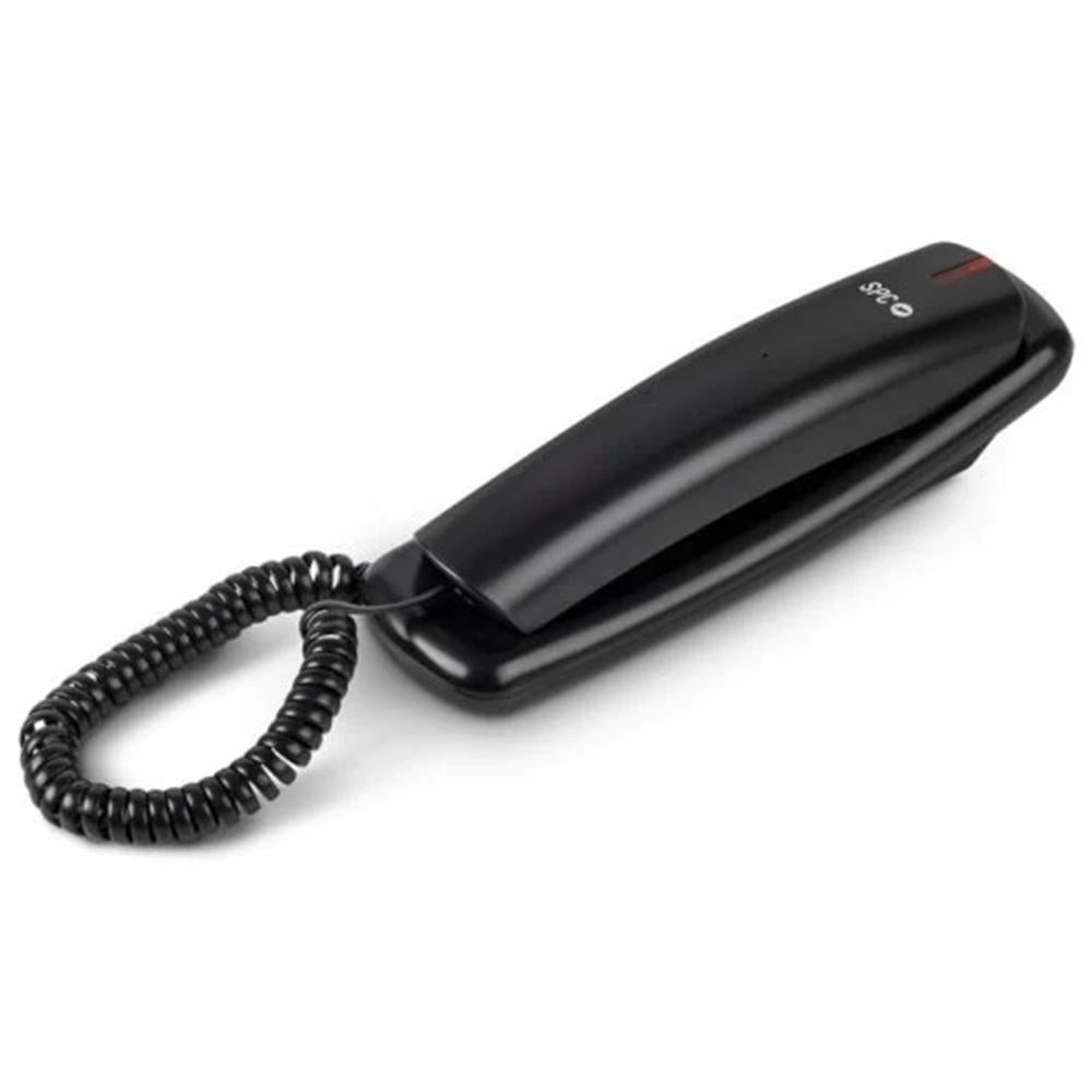 Teléfono fijo SPC original lite 2 negro - tecla r - 10 memorias indirectas