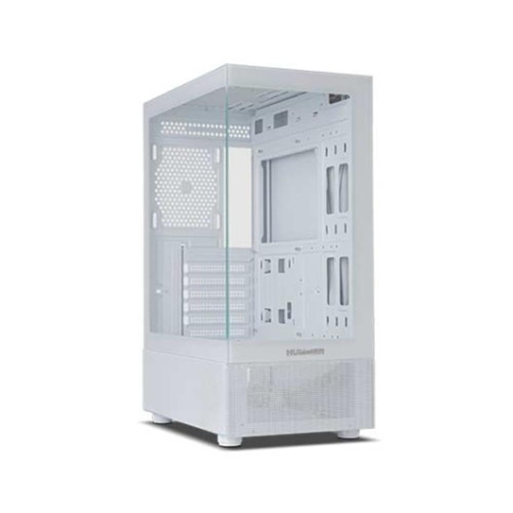 Caja ordenador gaming NOX hammer vision ATX cristal templado blanco