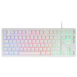 Teclador mars gaming mk023 tkl frgb USB 2.0 Blanco #blanco