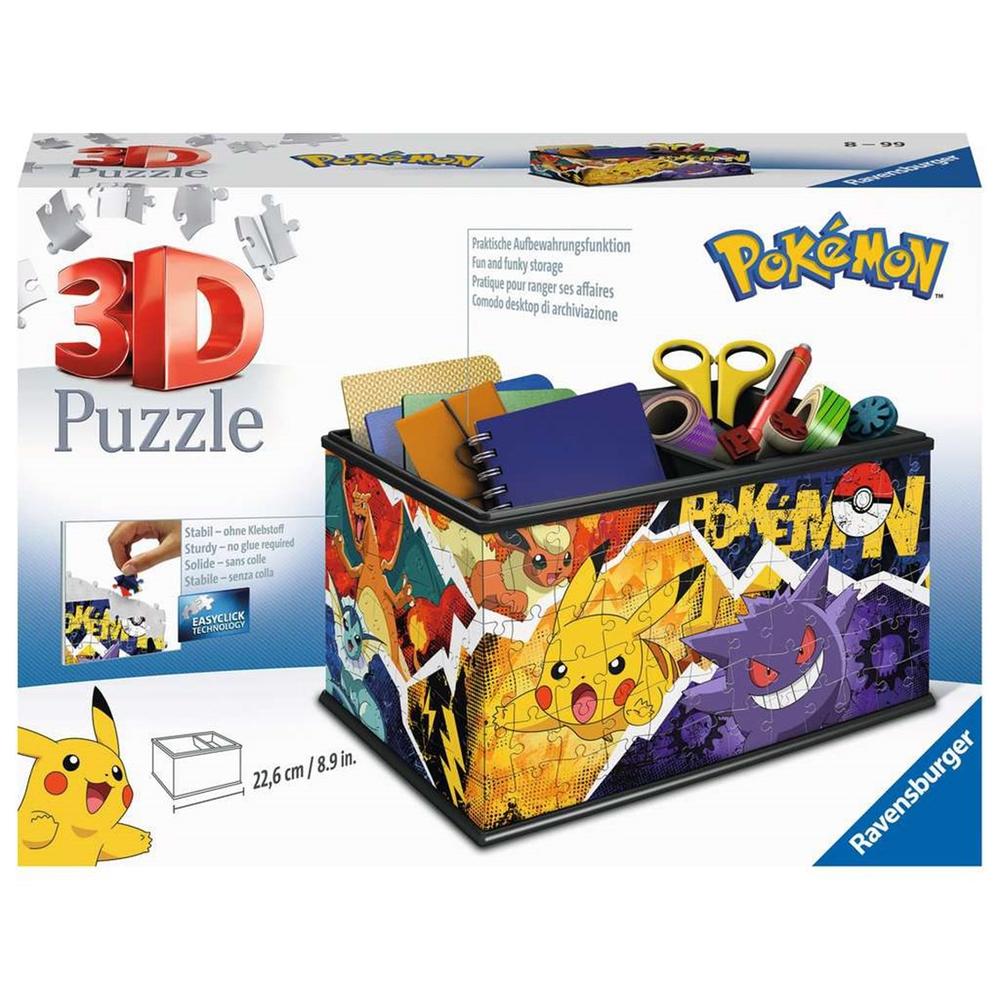 Puzzle 3d Ravensburger storage box · pokemon