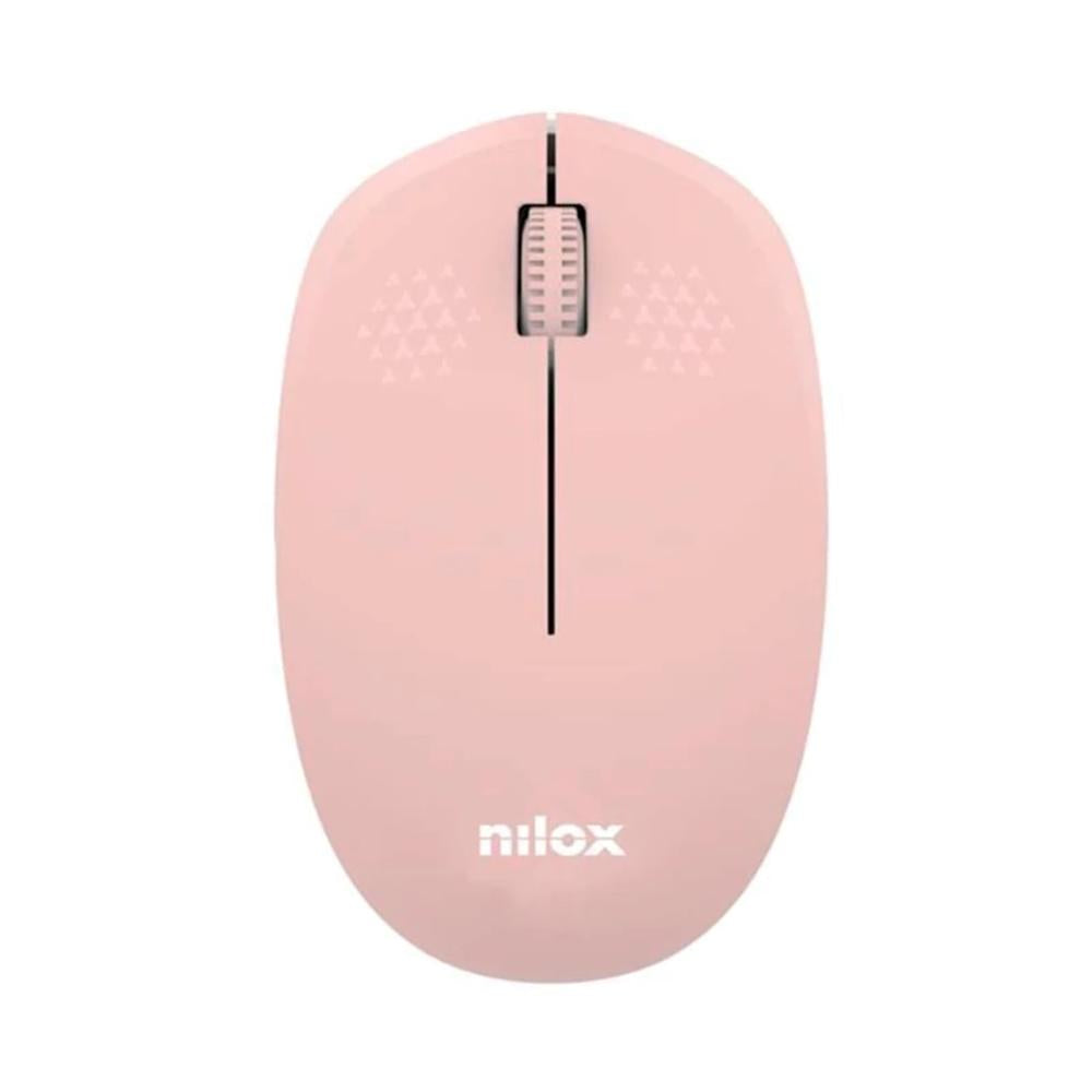 Ratón inalámbrico nilox nxmowi4014 rosa