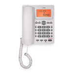Teléfono fijo SPC office id 2 blanco mute - 24 melodias - tecla r - 4 memorias directas