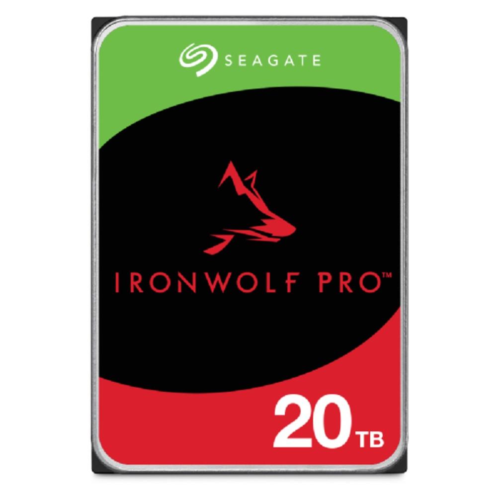 Disco duro interno HDD Seagate ironwolf pro nas st20000nt001 20TB 3.5 pulgadas 7200rpm · 256MB · SATA 6GB - s