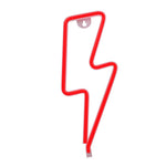 Lámpara Forever neon LED light bolt red bat+usb