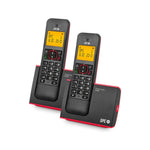Teléfono fijo inalámbrico SPC dect blade duo rojo