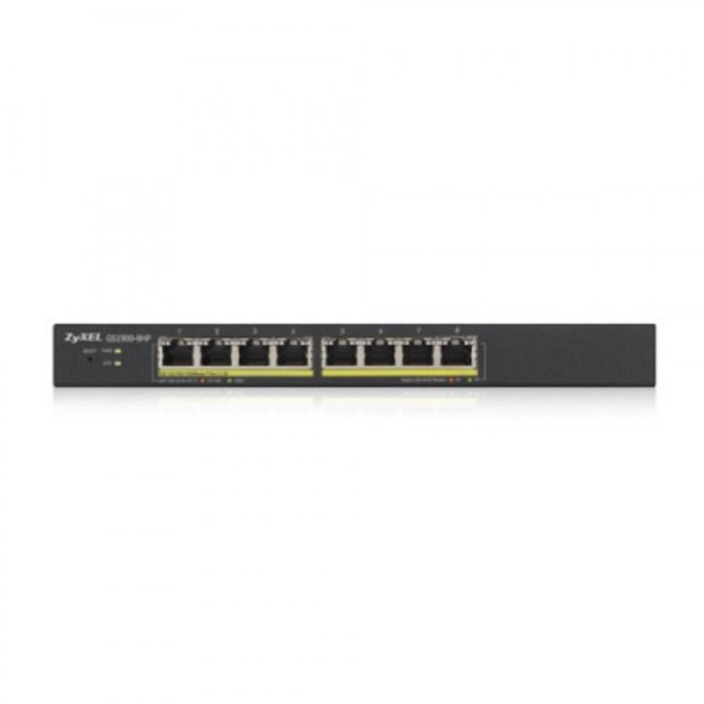 Switch 8 puertos zyxel gs1900 - 8hp - eu0103f