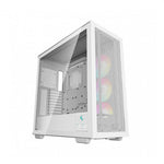Caja ordenador gaming Deepcool e - ATX morpheus argb cristal templado blanco